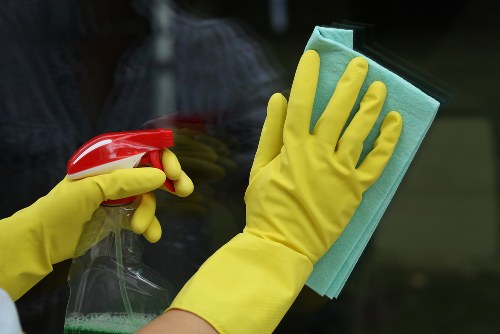 Pressure washing equipment in action for deep cleaning