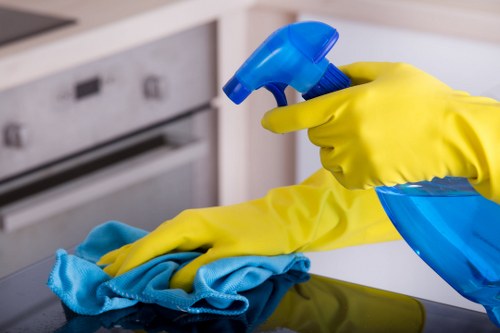 Preparing oven for pressure washing
