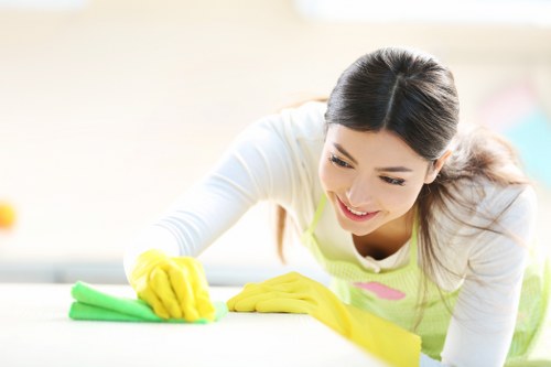 Advanced carpet cleaning equipment in action.